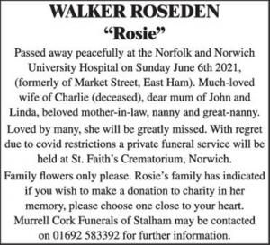 ROSEDEN WALKER