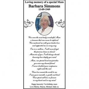 Barbara Simmons